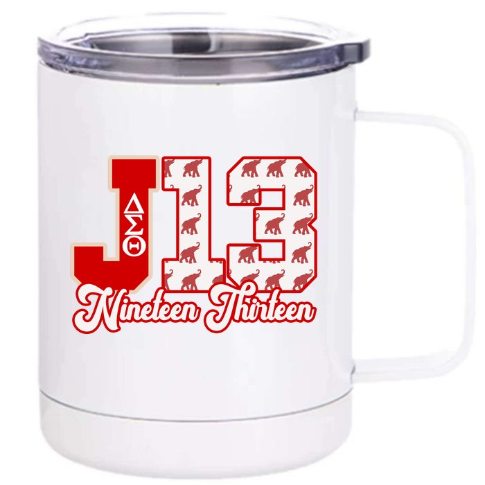 Delta Sigma Theta Sorority January 13 Front & Back 12oz Stainless Steel Tumbler Cup