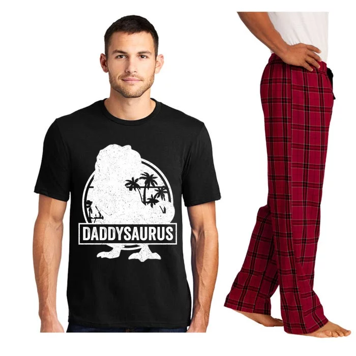 Daddy Saurus T Rex Dinosaur Daddysaurus Family Matching Cute Gift Pajama Set