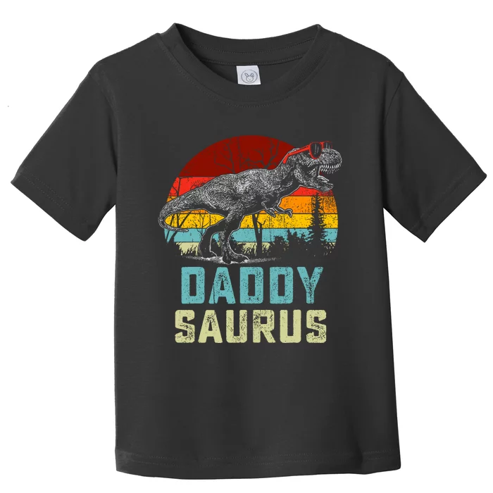 Daddy Saurus T Rex Dinosaur Daddysaurus Family Matching Toddler T-Shirt