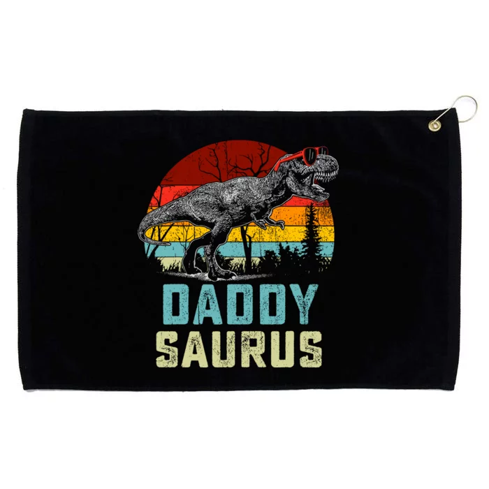 Daddy Saurus T Rex Dinosaur Daddysaurus Family Matching Grommeted Golf Towel