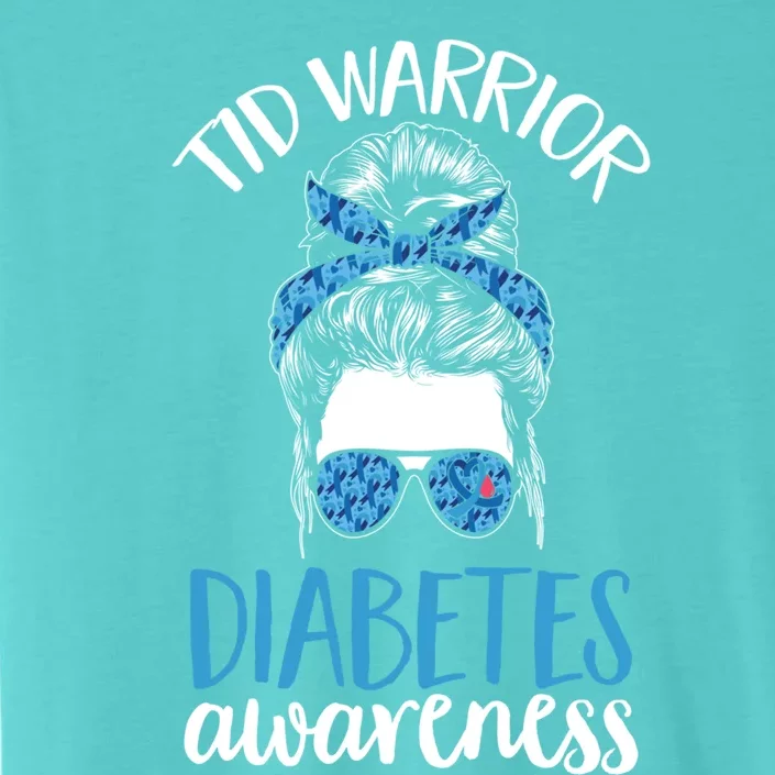 Diabetes Support T1d Warrior Diabetes Awareness Gift ChromaSoft Performance T-Shirt