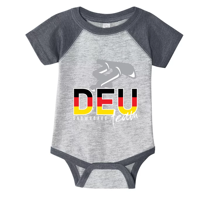 Deutchland Snowboarding Team Infant Baby Jersey Bodysuit