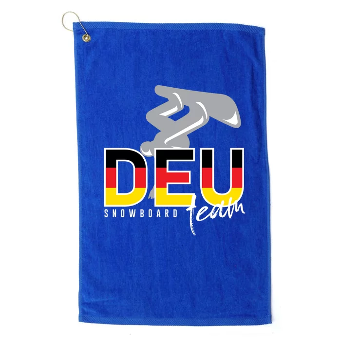 Deutchland Snowboarding Team Platinum Collection Golf Towel