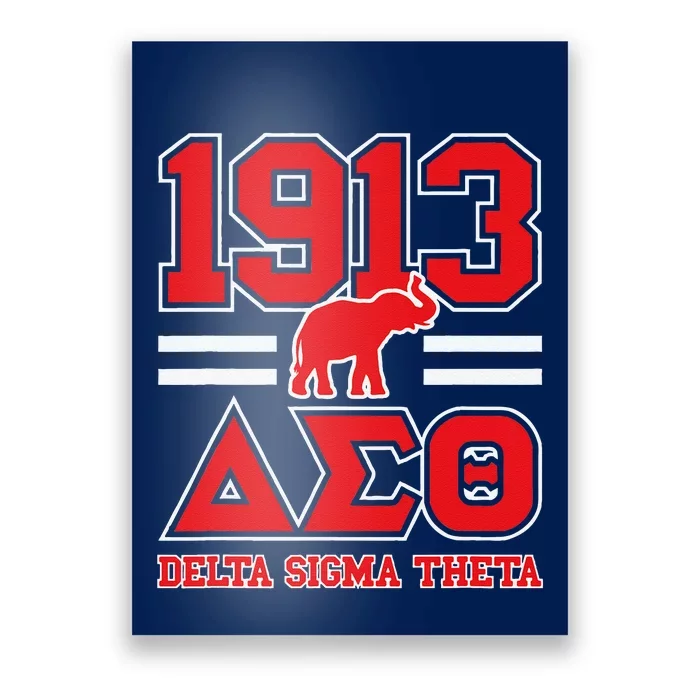 Delta Sigma Theta Sorority Paraphernalia Delta 1913 Hbcu Poster