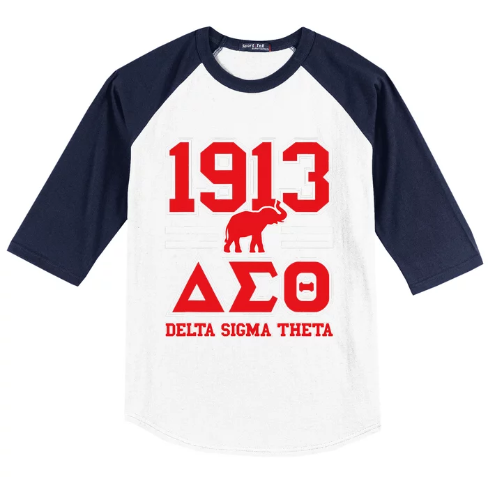 Delta Sigma Theta Sorority Paraphernalia Delta 1913 Hbcu Baseball Sleeve Shirt