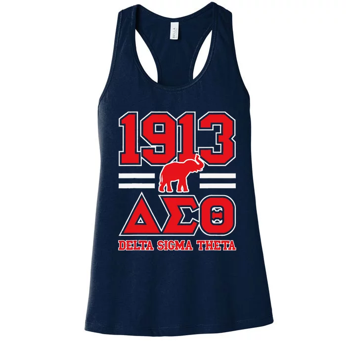 Delta Sigma Theta Sorority Paraphernalia Delta 1913 Hbcu Women's Racerback Tank