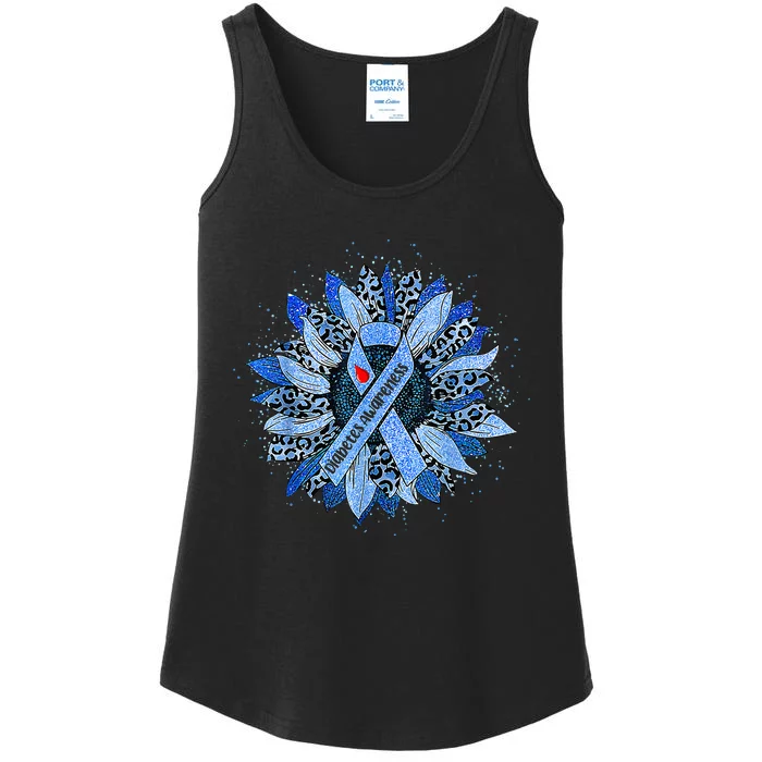 Daisy Sunflower Type T1D T2D Diabetic Diabetes Awareness Ladies Essential Tank