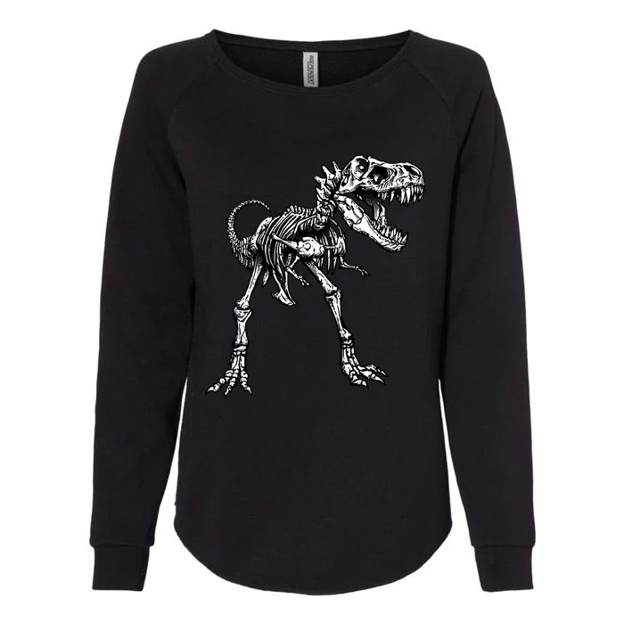 Dinosaur Skeleton T Rex Costume Halloween Son Gift Womens California Wash Sweatshirt