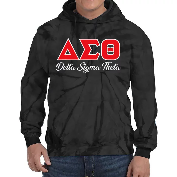 Delta Sigma Theta Sorority Paraphernalia Tie Dye Hoodie