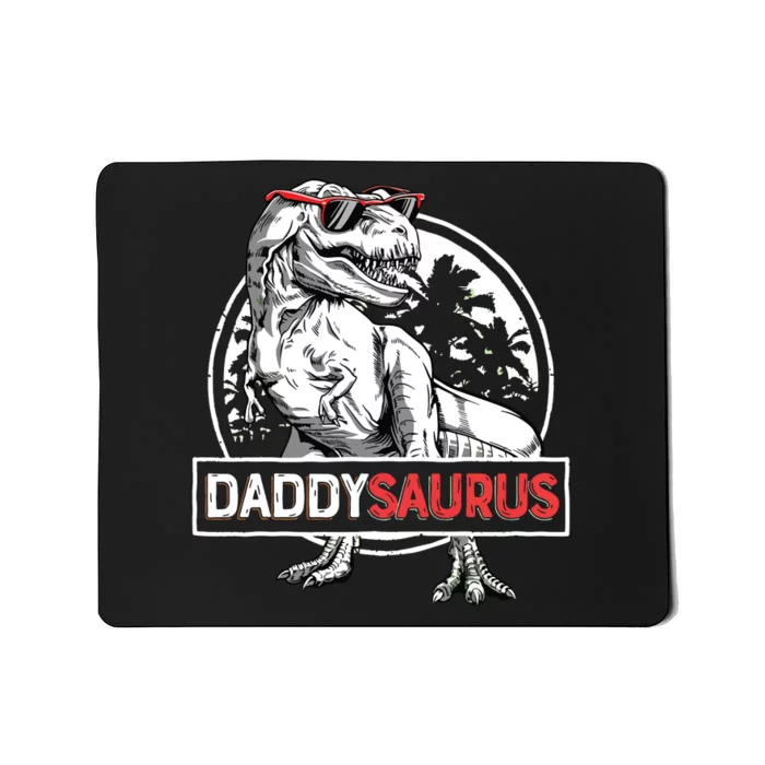 Daddy Saurus T Rex Dinosaur Father's Day Family Matching Mousepad