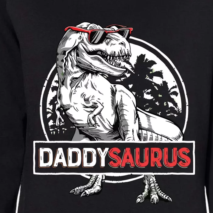 Daddy Saurus T Rex Dinosaur Father's Day Family Matching Womens California Wash Sweatshirt