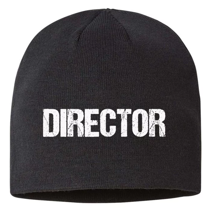 Director Simple Title 8 1/2in Sustainable Knit Beanie