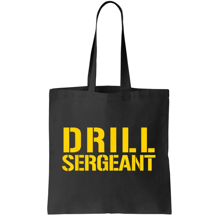 Drill Sergeant Uniform Military Boot Camp Instructor Tote Bag