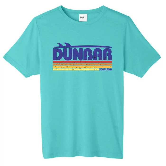 Dunbar Scotland Uk Retro Tourism Cool Gift ChromaSoft Performance T-Shirt