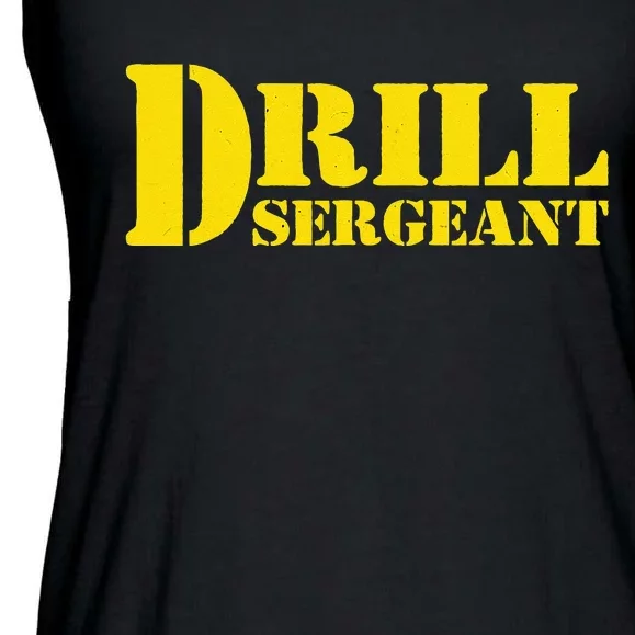 Drill Sergeant Uniform Military Boot Camp Instructor Ladies Essential Flowy Tank