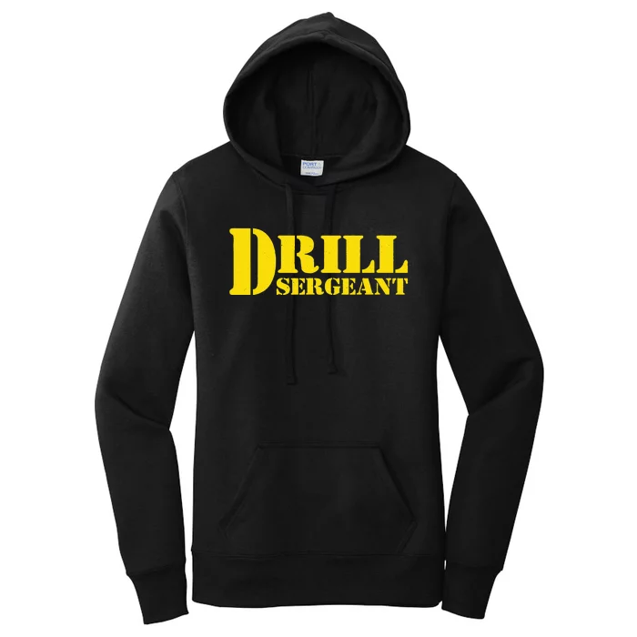 Drill Sergeant Uniform Military Boot Camp Instructor Women's Pullover Hoodie