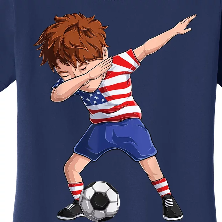 Dabbing Soccer  United States Jersey USA Football Women's T-Shirt