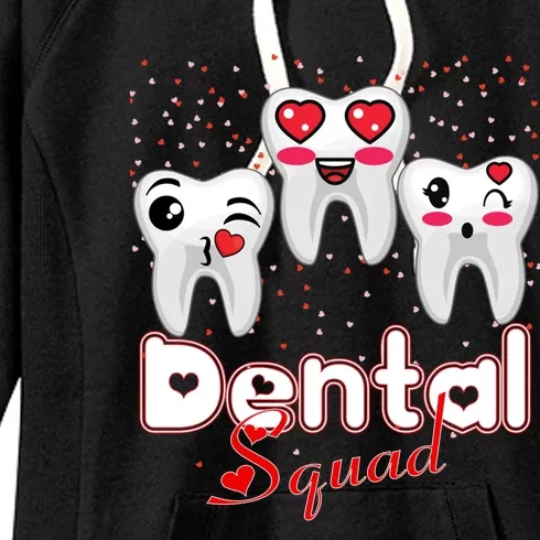 Dental Squad Valentine's Students Dentist Assistants Hygiene Gift Women's Fleece Hoodie