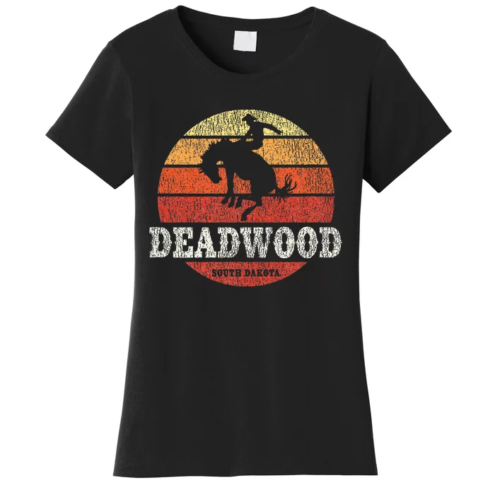 D.E.A.D.W.O.O.D Sd Vintage Country Western Retro Women's T-Shirt