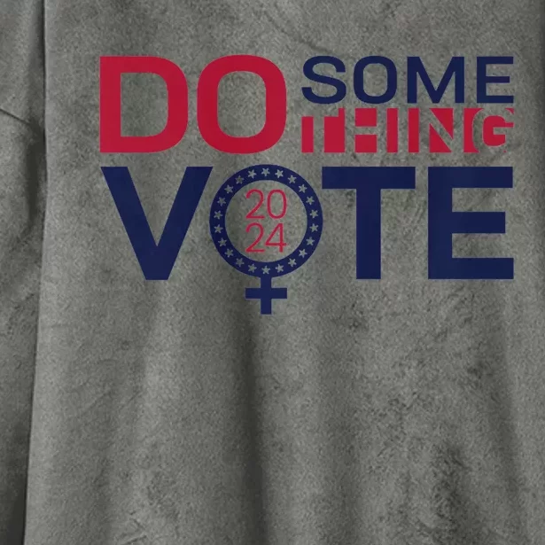 Do Something Vote Hooded Wearable Blanket