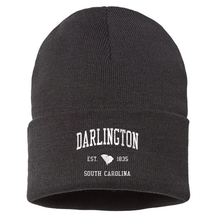 Darlington Sc Vintage Athletic Sports Js01 Sustainable Knit Beanie