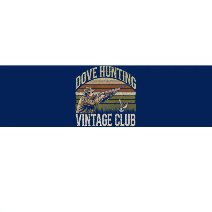 Dove Slayerr Vintage Club Bird Hunter Dove Season Bumper Sticker