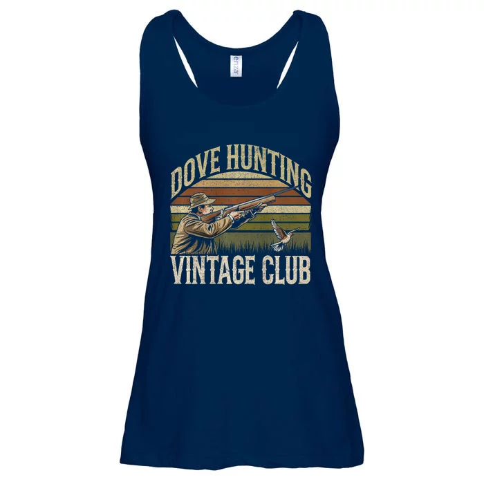 Dove Slayerr Vintage Club Bird Hunter Dove Season Ladies Essential Flowy Tank