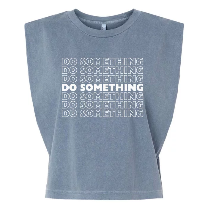 Do Something Vote Kamala Harris Walz 2024 President Garment-Dyed Women's Muscle Tee