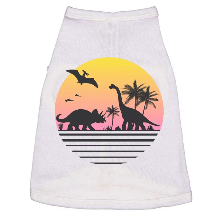 DINOSAURS SUNRISE VINTAGE Doggie Tank