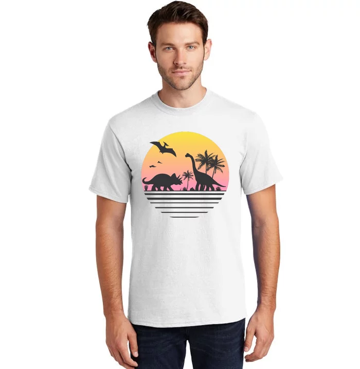 DINOSAURS SUNRISE VINTAGE Tall T-Shirt