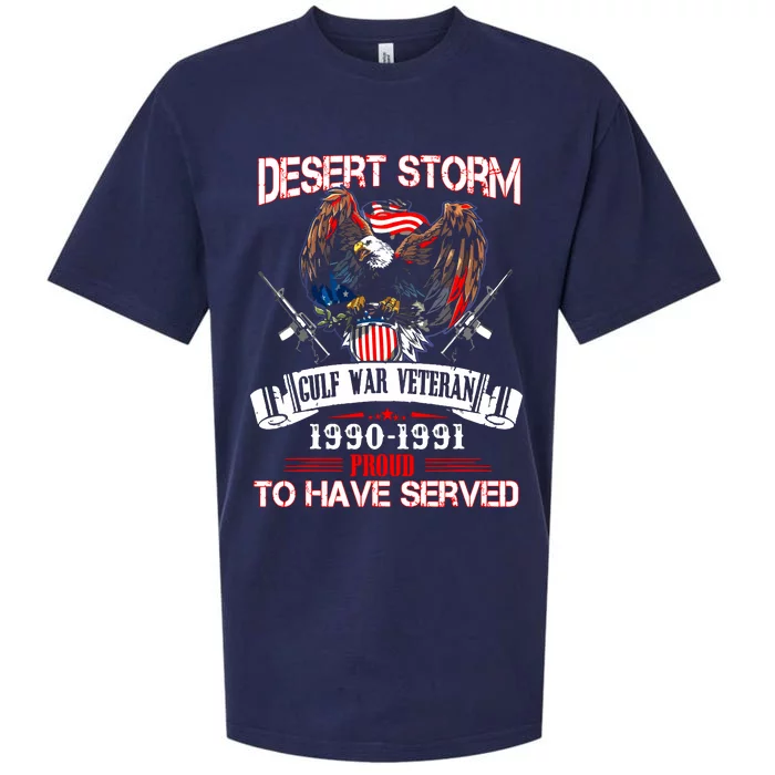 Desert Storm Veteran Pride Persian Gulf War Service Ribbo Sueded Cloud Jersey T-Shirt