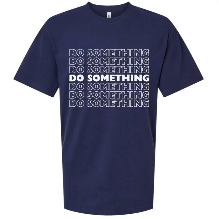 Do Something Vote Kamala Harris Walz 2024 President Sueded Cloud Jersey T-Shirt