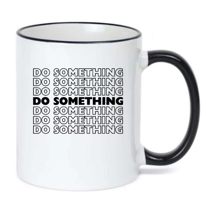 Do Something Vote Kamala Harris Walz 2024 President Black Color Changing Mug