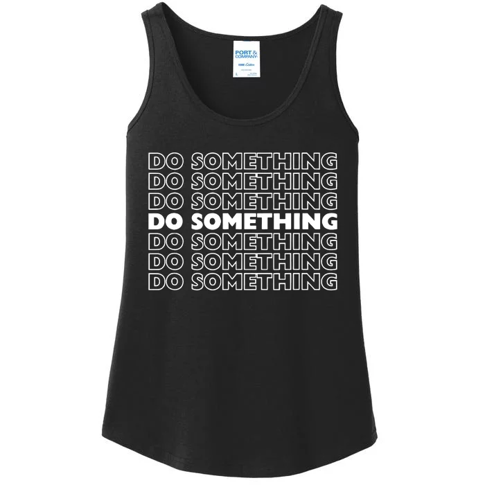 Do Something Vote Kamala Harris Walz 2024 President Ladies Essential Tank