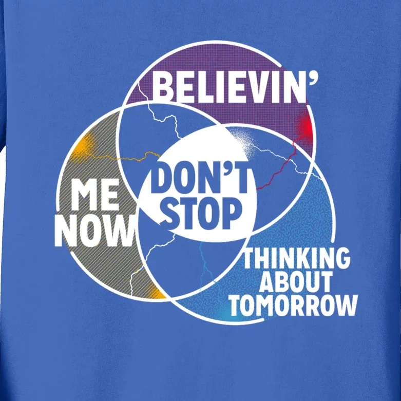 DonT Stop Venn Diagram Gift Kids Long Sleeve Shirt