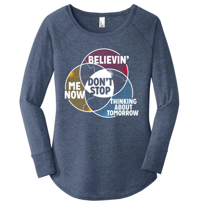 DonT Stop Venn Diagram Gift Women's Perfect Tri Tunic Long Sleeve Shirt