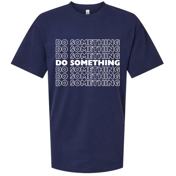 Do Something Vote Kamala Harris Walz 2024 President Sueded Cloud Jersey T-Shirt