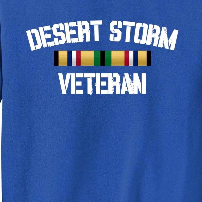 Desert Storm Veteran Pride Persian Gulf War Service Ribbon Great Gift Tall Sweatshirt