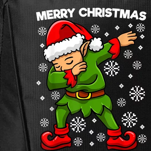 Dabbing Santa With Santa Hat Dab Dance Merry Christmas Great Gift City Backpack