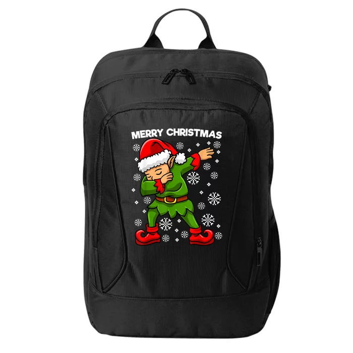 Dabbing Santa With Santa Hat Dab Dance Merry Christmas Great Gift City Backpack