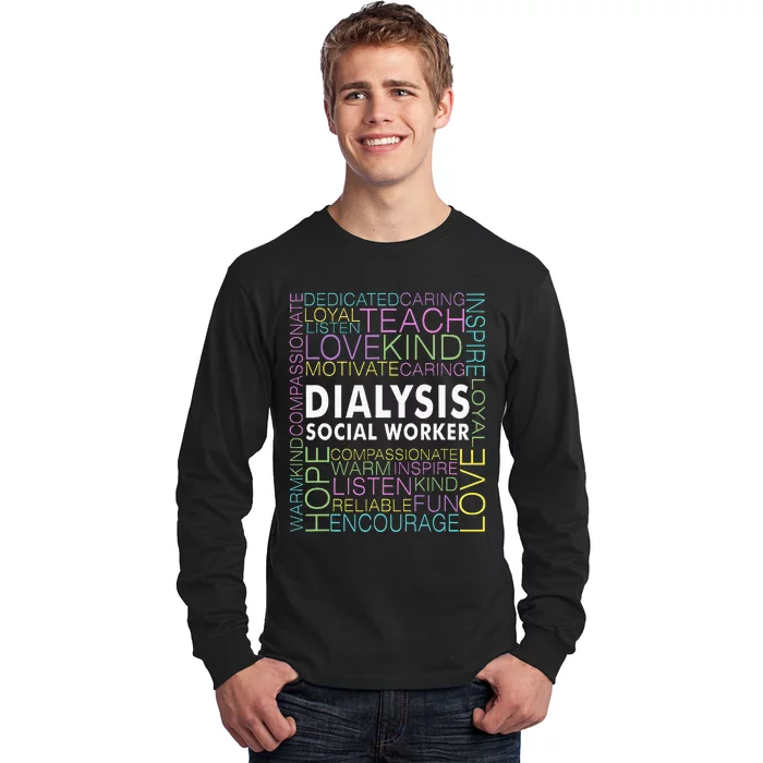 Dialysis Social Worker Renal Long Sleeve Shirt