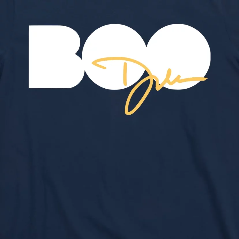 Dawn Staley Wearing Boo T-Shirt