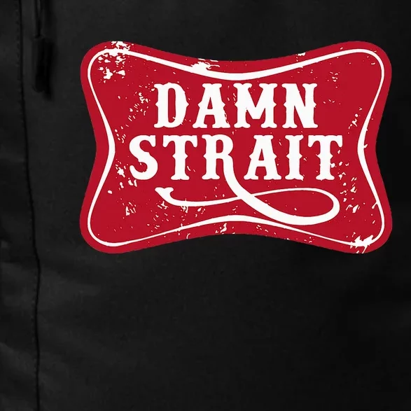 Damn S.T.R.A.I.T Western Country Music Daily Commute Backpack