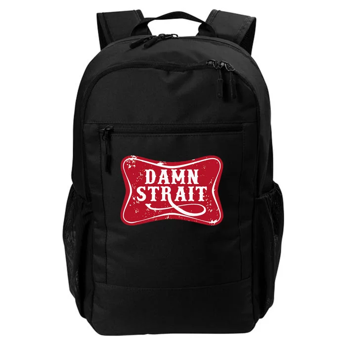 Damn S.T.R.A.I.T Western Country Music Daily Commute Backpack