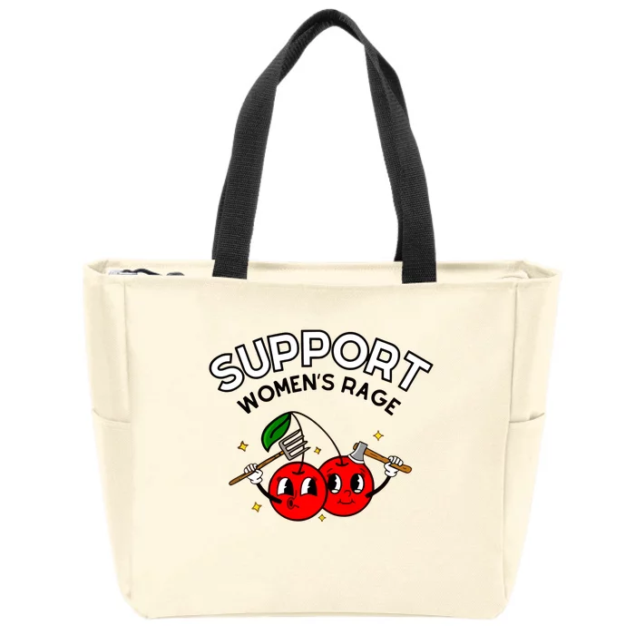 Doublecrossco Support Women Rage Zip Tote Bag