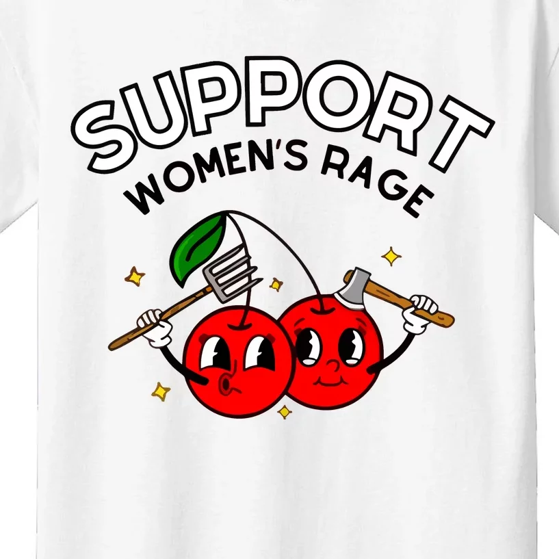 Doublecrossco Support Women Rage Kids T-Shirt