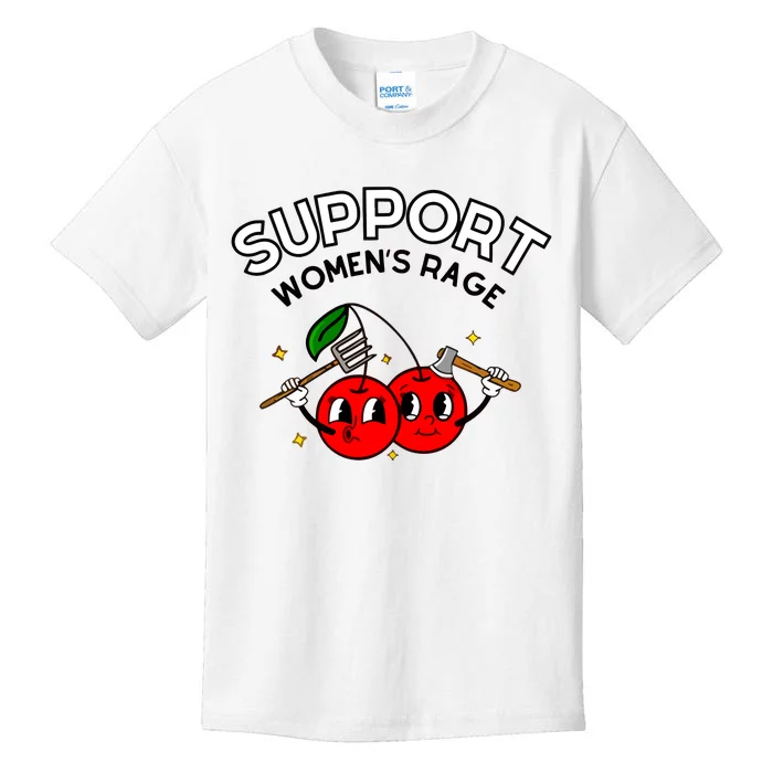 Doublecrossco Support Women Rage Kids T-Shirt