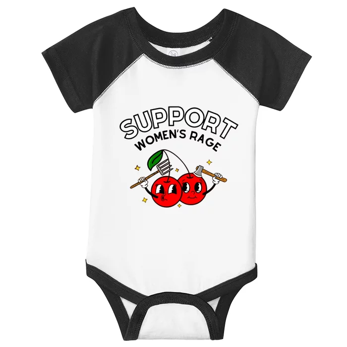 Doublecrossco Support Women Rage Infant Baby Jersey Bodysuit