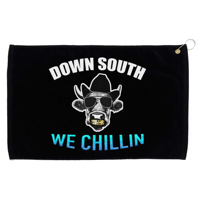 Down South We Chillin Grommeted Golf Towel