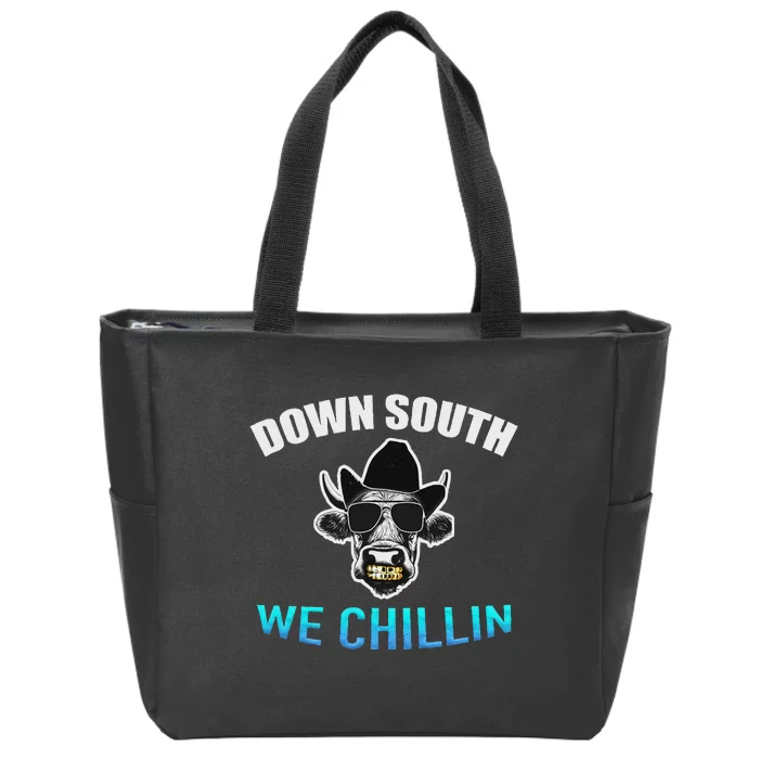 Down South We Chillin Zip Tote Bag